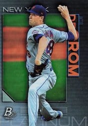 2020 Bowman Platinum Base Set Jacob deGrom #79 card