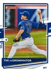 2020 Donruss Base Set Jacob deGrom #71b card