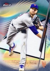 2020 Finest Base Set Jacob deGrom #74 card