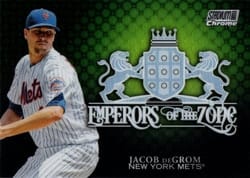 2020 Stadium Club Chrome Emperors of the Zone Jacob deGrom #EOZ-13 card