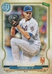 2020 Topps Gypsy Queen Base Set Jacob deGrom #43 card