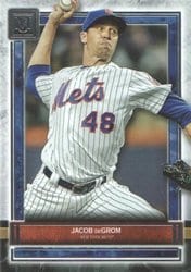 2020 Topps Museum Collection Base Set Jacob deGrom #34 card