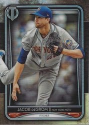 2020 Topps Tribute Base Set Jacob deGrom #42 card