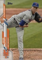 2020 Topps Update Base Set Jacob deGrom #U-92 card