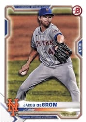 2021 Bowman Base Set Jacob deGrom #46 card