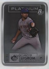 2021 Bowman Platinum Die-Cuts Jacob deGrom #PDC-15 card