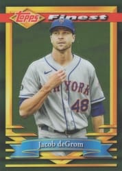 2021 Finest Flashbacks Base Set Jacob deGrom #164 card