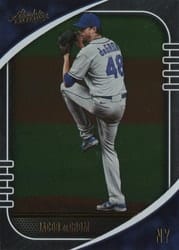 2021 Panini Absolute Base Set Jacob deGrom #19 card