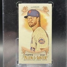 2021 Topps Allen & Ginter Jacob deGrom #375 card