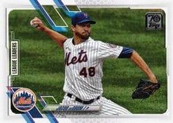 2021 Topps Base Set Jacob deGrom #170 card
