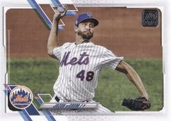 2021 Topps Base Set Jacob deGrom #200 card