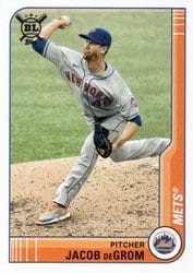 2021 Topps Big League Base Set Jacob deGrom #40 card