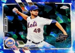 2021 Topps Chrome Sapphire Edition Base Set Jacob deGrom #170 card