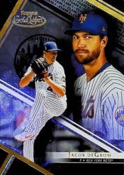 2021 Topps Gold Label Base Set Jacob deGrom #63 card
