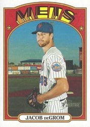 2021 Topps Heritage Base Set Jacob deGrom #99 card