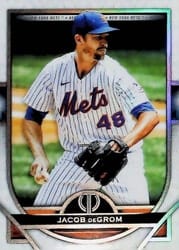 2021 Topps Tribute Base Set Jacob deGrom #56 card