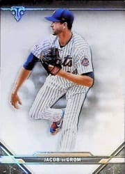 2021 Topps Triple Threads Base Set Jacob deGrom #70 card