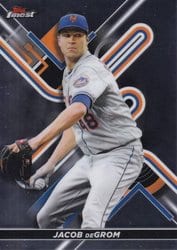 2022 Finest Base Set Jacob deGrom #70 card