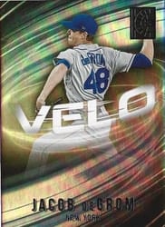 2022 Panini Capstone Velo Jacob deGrom #V-12 card