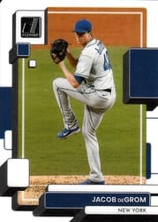 2022 Panini Chronicles Clearly Donruss Jacob deGrom #48 card