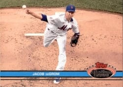 2022 Stadium Club Base Set Jacob deGrom #125b card