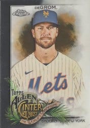 2022 Topps Allen & Ginter Chrome Base Set Jacob deGrom #6 card