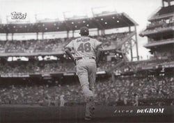 2022 Topps Black & White Base Set Jacob deGrom #53 card