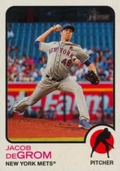 2022 Topps Heritage Base Set Jacob deGrom #250c card
