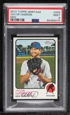 2022 Topps Heritage Mini Jacob deGrom #250 card