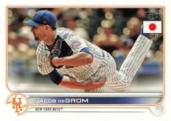 2022 Topps Japan Edition Base Set Jacob deGrom #139 card
