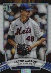 2022 Topps Tribute Base Set Jacob deGrom #75 card