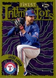 2023 Finest Flashbacks Base Set Jacob deGrom #156 card