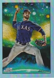 2023 Topps Cosmic Chrome Stars in the Night Jacob deGrom #STN-12 card