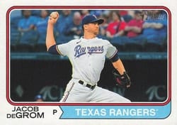 2023 Topps Heritage Base Set Jacob deGrom #629 card