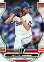 2023 Topps Tribute Base Set Jacob deGrom #6 card