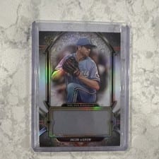 2024 Topps Triple Threads Single Jumbo Relics Jacob deGrom #SJR-Jd card