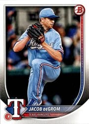2025 Bowman Base Set Jacob deGrom #28 card