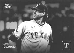 2025 Topps Black & White Base Set Jacob deGrom #59 card