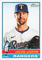 2025 Topps Heritage Base Set Jacob deGrom #279 card