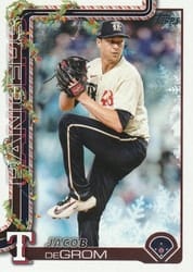 2025 Topps Holiday Base Set Jacob deGrom #H196 card