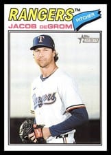 2026 Topps Heritage Jacob deGrom #98 card