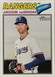 2026 Topps Heritage Base Set Jacob deGrom #98 card