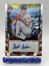 2025 Panini Stars & Stripes Collegiate National Team Signatures Jacob Dudan #NTS-JD card