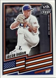 2026 Panini Stars & Stripes Prizm Base Set Jacob Dudan #29 card