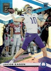 2020 Donruss Elite Base Set Jacob Eason #106 card