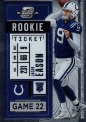 2020 Panini Contenders Optic Base Set Jacob Eason #75 card