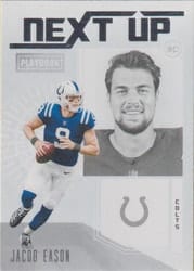 2020 Panini Playbook Next Up Jacob Eason #NU-11 card