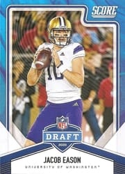 2020 Score NFL Draft Jacob Eason #NFL-5 card