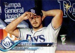 2018 Topps Base Set Jacob Faria #426 card