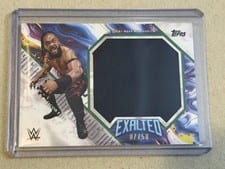 2025 Topps Exalted WWE Wrestling Mega Materials Jacob Fatu #MM-JF card